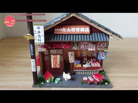 DIY Japanese Diorama Billy Dolls House Candy Store 駄菓子屋さん