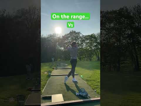 Range golf VS Course golf 😡🥵