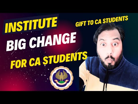 |ICAI Big Change For All CA Students| Benefit For All CA Students| Thank You ICAI|