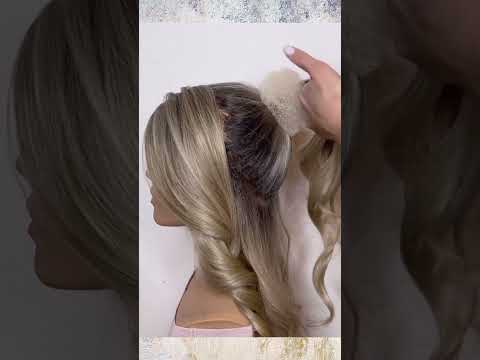 Wedding updo hairstyle tutorial