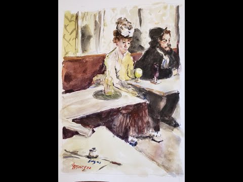 Masters Study Class with Rob Sherrill: Edgar Degas In a Café