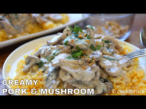 Irresistible Creamy Pork in Mushroom Sauce - A Must-Try!