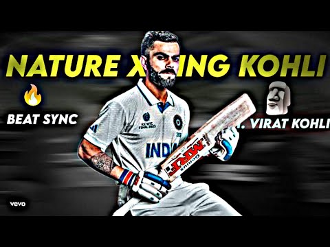 🔴Nature X King Kohli || Ft. Virat Kohli || Beat Sync || CricRichU2.0 || cric editz || 4K CC ||