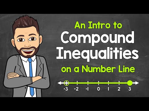 An Intro to Compound Inequalities on a Number Line | Graphing & Writing | Math with Mr. J