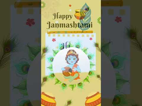 Happy Krishna Janamashtami #ytshorts #shortsvideo #janamashtami2023 #janamashtmispecial