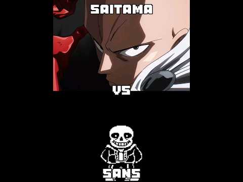 Saitama vs Sans (One Punch Man | Undertale)