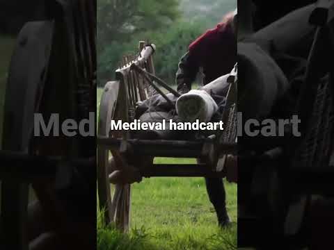 Ambient sounds of a medieval handcart #shorts #medieval #ambient