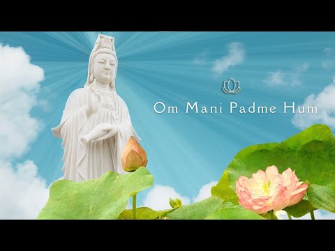 ♫ 乾淨無廣告 ♫ 嗡嘛呢叭咪吽（六字真言梵文）Om Mani Padme Hum