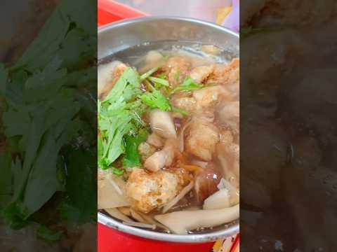 美食招財貓😋林口竹林山觀音寺傳統美食攤，拜拜完簡單吃 #food #streetfood