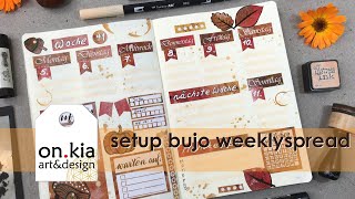 Setup Bulletjournal weeklylog 41/2020