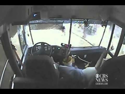 Bus Driver Fails To Wear Seatbelt