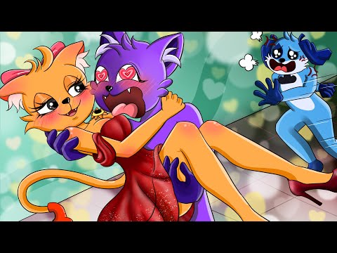 CATNAP & CATFEINE FALLS IN LOVE?! Poppy Playtime (Cartoon Animation)