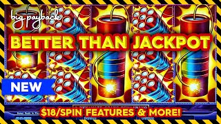 Grand Chance & $18/Spin Bonuses → BETTER THAN JACKPOT on Eureka Treasure Train Slots!