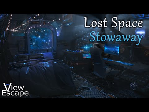 Lost Space Stowaway | Space White Noise Ambience | Relaxing Sounds of Space Flight | 10 HOURS