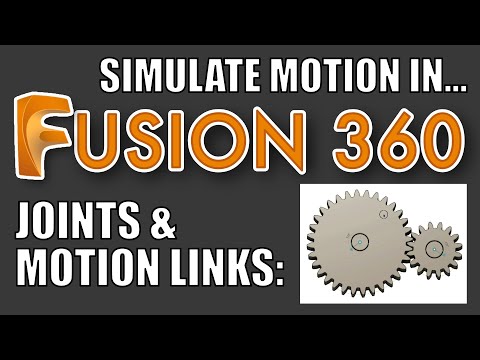 Simulating Motion in Fusion 360 - Assemble ➡️ Joints & Motion Links