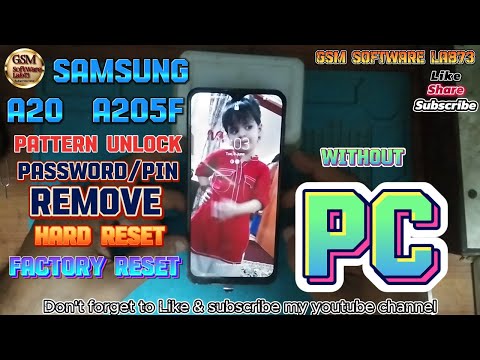 Samsung A20 Hard Reset|Factory Reset|How do I reset my locked Samsung a20 Android?