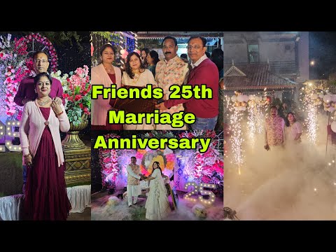 Vlog1116👉Mr Purohit's Friends 👉25th Marriage Anniversary Celebretion 👉Lets Go And Enjoy