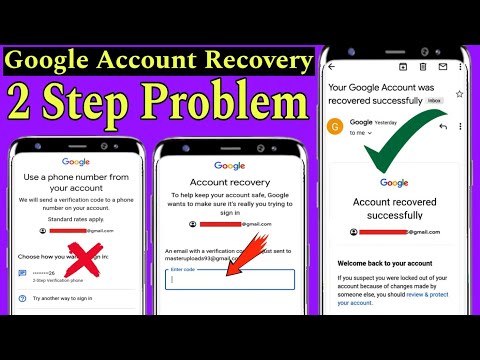 2 Step Verification Gmail Problem || Gmail 2 Step Verification || Gmail Account Recovery 2024