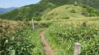 下蒜山から中蒜山へラン