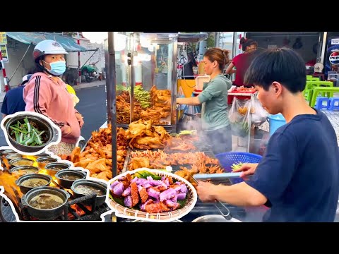 Delicious and popular! Collection of street food in Sai Gon, Vietnam