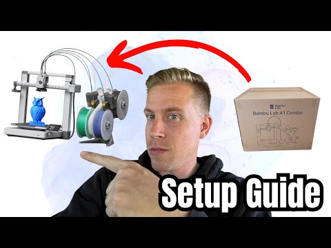 Bambu Lab A1 Setup - How to Assemble & Start Printing!