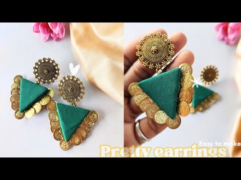 DIY TRENDING EARRINGS | OXIDISED EARRINGS | QUICK & EASY HANDMADE EARRINGS | JEWELRY MAKING TUTORIAL