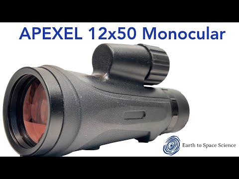 APEXEL 12x50 Monocular & F002 Universal Smartphone Adapter