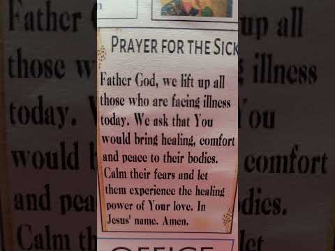 prayer for the sick #peacefullife #peace #prayers #prayersneeded