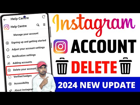 How To Delete Instagram Account 2024 | instagram account delete kaise kare permanently