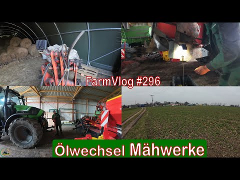 Farmvlog #296: Ölwechsel Mähwerke