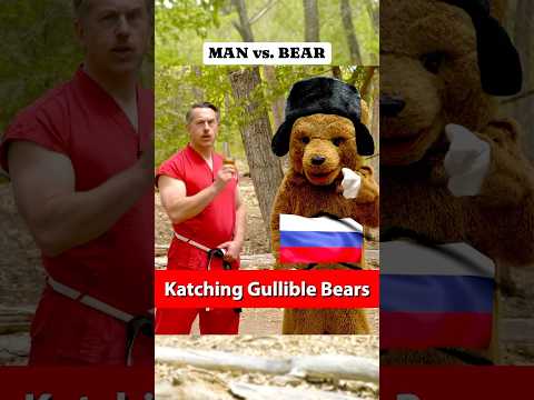 The REAL Man vs. Bear Challenge #masterken #manvsbear