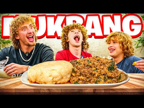 FUFU MUKBANG w/ NOAH & NILES!