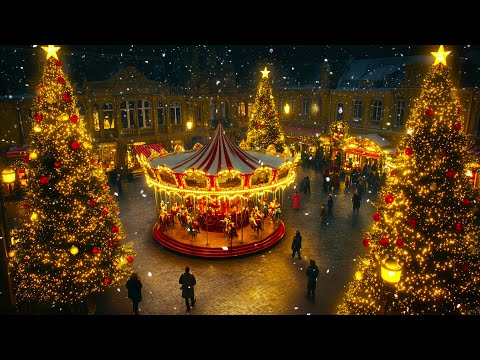 🎄Christmas Jazz Saxophone | Snowy Winter Ambience - Relaxing Jazz Instrumental Music🎷.