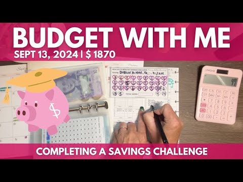 Let's budget for September 13 and complete a savings challenge!