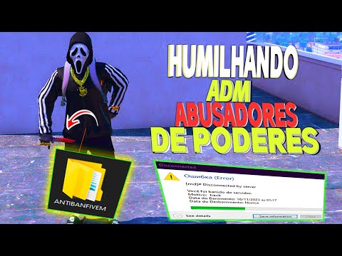 ADMS ABUSER USANDO COMANDOS PRA BANIR PASSOU MAL COM ANTIBAN ATIVADO NESSE VIDEO