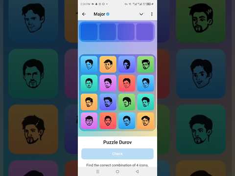 Major Airdrop | Major Durov Puzzle 🧩 | Major Puzzle today | 17 November