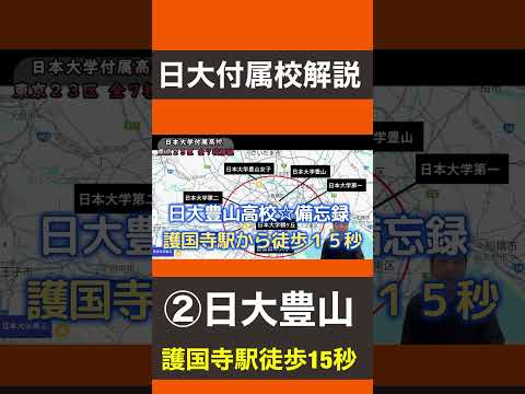 日大豊山【都内の日大付属紹介②】#日大 #日大豊山