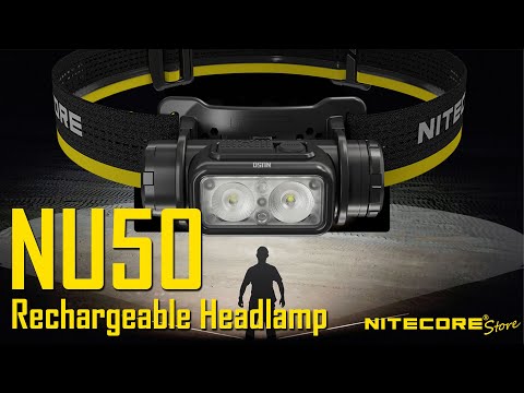 Nitecore NU50 1400 lumen Lightweight USB-C Rechargeable Headlamp