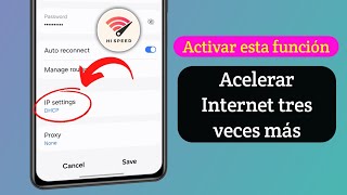 Activa esta función en tu teléfono Android para TRIPLICAR tu velocidad de Internet.