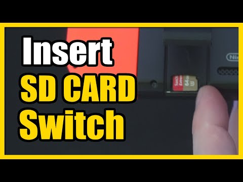 How to Insert a MICRO SD Card & Format on Nintendo Switch (Easy Tutorial)