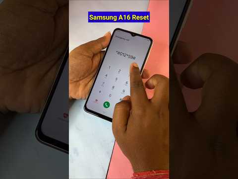 How To Hard Reset Samsung A16 || A16 Pattern Password Lock Remove #shorts