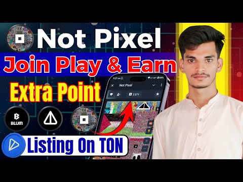 How to Play Not Pixel | Telegram New Bot Not Pixel | Not Pixel Sa Earning Full Details