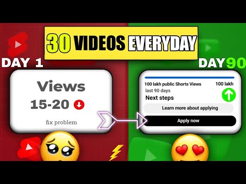 10 Million Views in 90 days 😎 | I Tried YouTube Shorts For 90 Days ( Shocking Result 😍 )