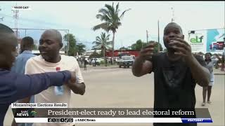 Mozambican President-elect Daniel Chapo says he is ready to lead electoral reform process