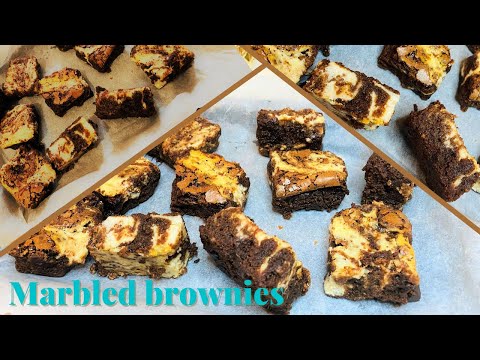 Marbled chocolate brownie recipe