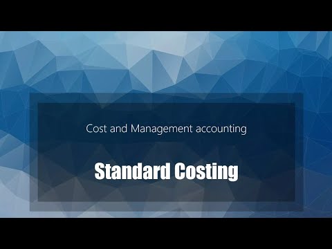 2.2 Management Accounting / Standard costing(sinhala)