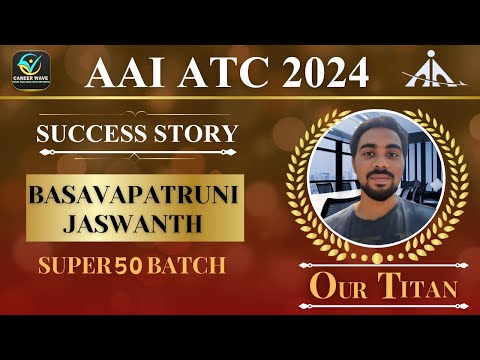 Success talks with Basavapatruni Jaswanth (SUPER 50 BATCH)  #aaijeatc #aaiatc #aaicw #careerwave