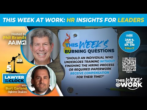 This Week at Work: HR Insights for Leaders