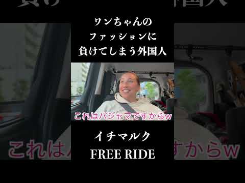 【FREE RIDE】ワンちゃんのファッションに負けてしまう外国人　#FREERIDE #外国人 #おもてなし #英会話 #外国人の反応