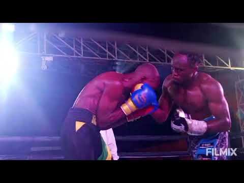 DUBAI Based 'Spider' Joshua Nyanzi KOs Tanzania's Waziri Mpondwe In Round 2